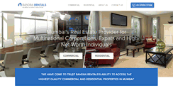 Desktop Screenshot of bandrarentals.com
